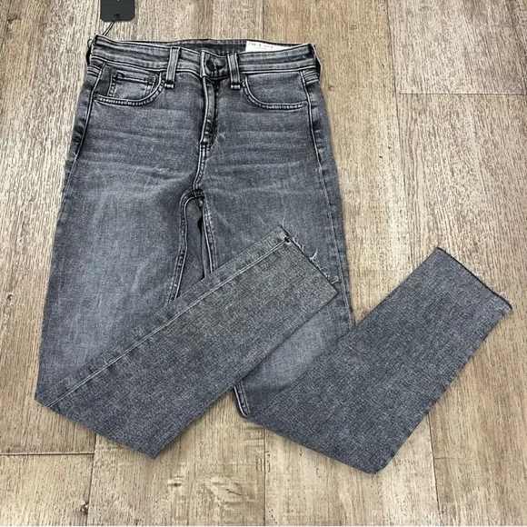 Rag & Bone Cate Mid Rise Skinny jeans in Black Sage - Picture 4 of 5